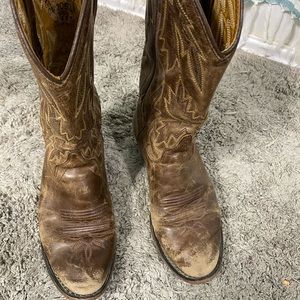 Old west brand, size 5.5, used cowboy boots